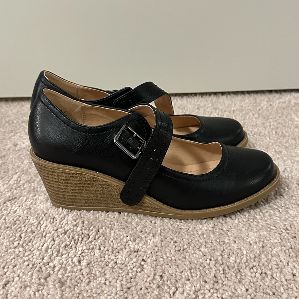 CC Mary Jane wedges